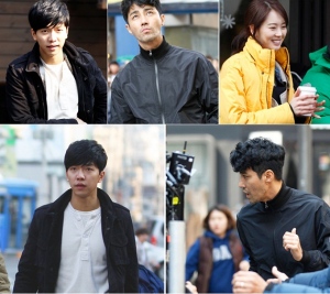 SBS新水木ドラマ『お前たちは包囲されている』の主演俳優チャ・スンウォン、イ・スンギ、コ・アラの初の撮影現場写真が公開された。写真= HBエンターテイメント